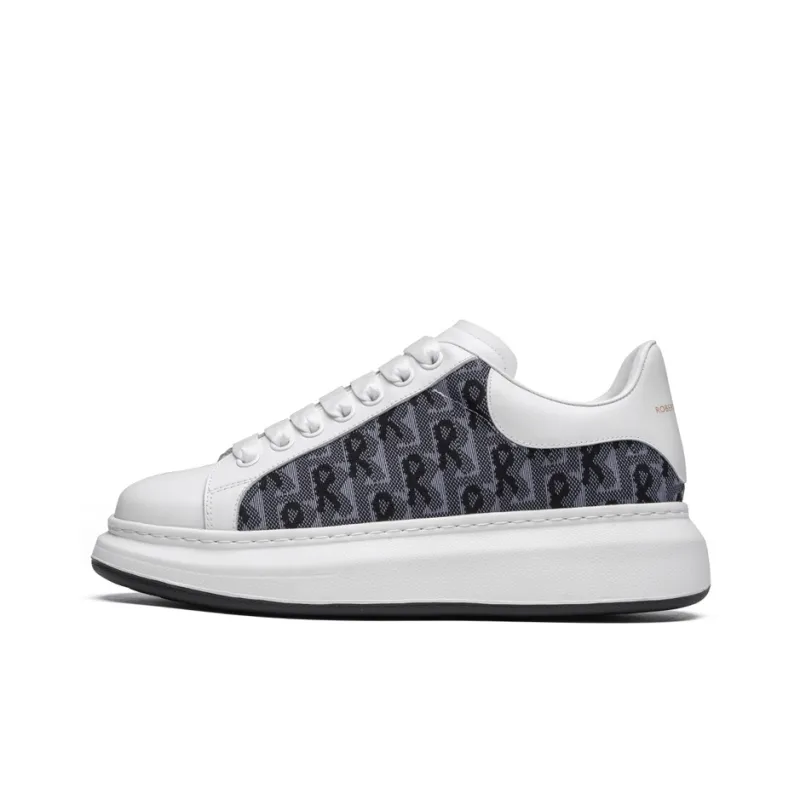 ROBERTA DI CAMERINO Anti-Slip And Wear-Resistant Height Increasing Low-Top Skateboard Shoes Men's-10