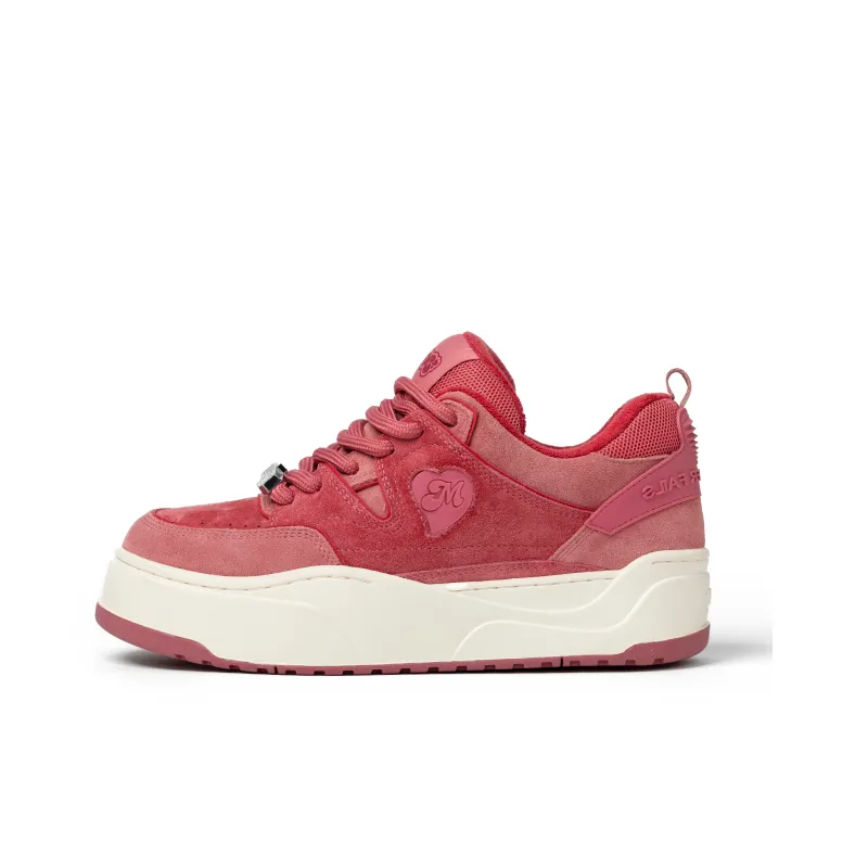 M26D Low Top Skateboard Shoes Unisex Red-0