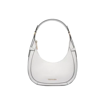 MICHAEL KORS Cow Leather With Artificial Leather One Shoulder Handbag Trumpets Women's White