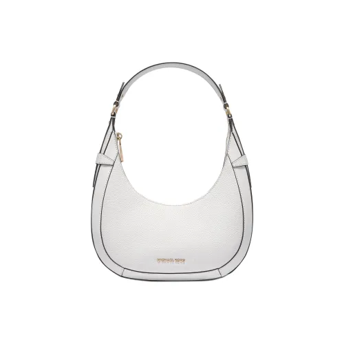 MICHAEL KORS Cow Leather With Artificial Leather One Shoulder Handbag Trumpets Women's White