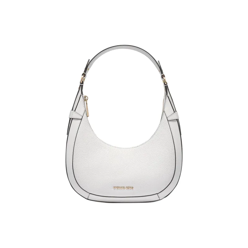 MICHAEL KORS Cow Leather With Artificial Leather One Shoulder Handbag Trumpets Women's White-0