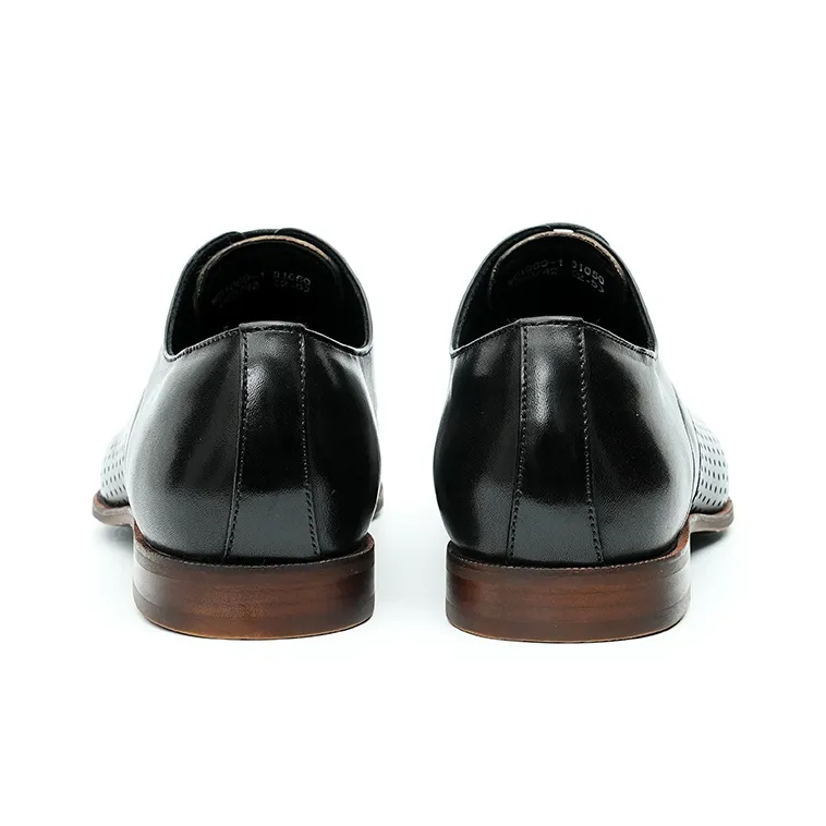 ASTON M.JAZZ Dress Shoes Men Low Top Black/Brown-9