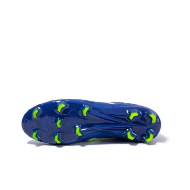 KELME FG Rubber Long Studs Anti Slip Wear Resistant Soccer Shoes Men's Blue-4