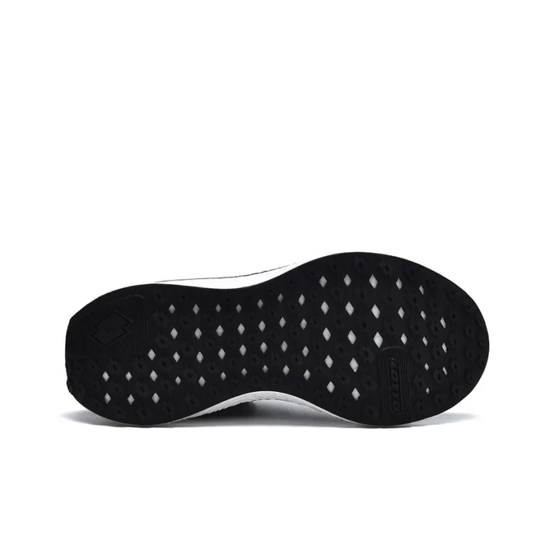 LOTTO Anti Slip Wear Resistant Low Top Running Shoes Women's Black White-5
