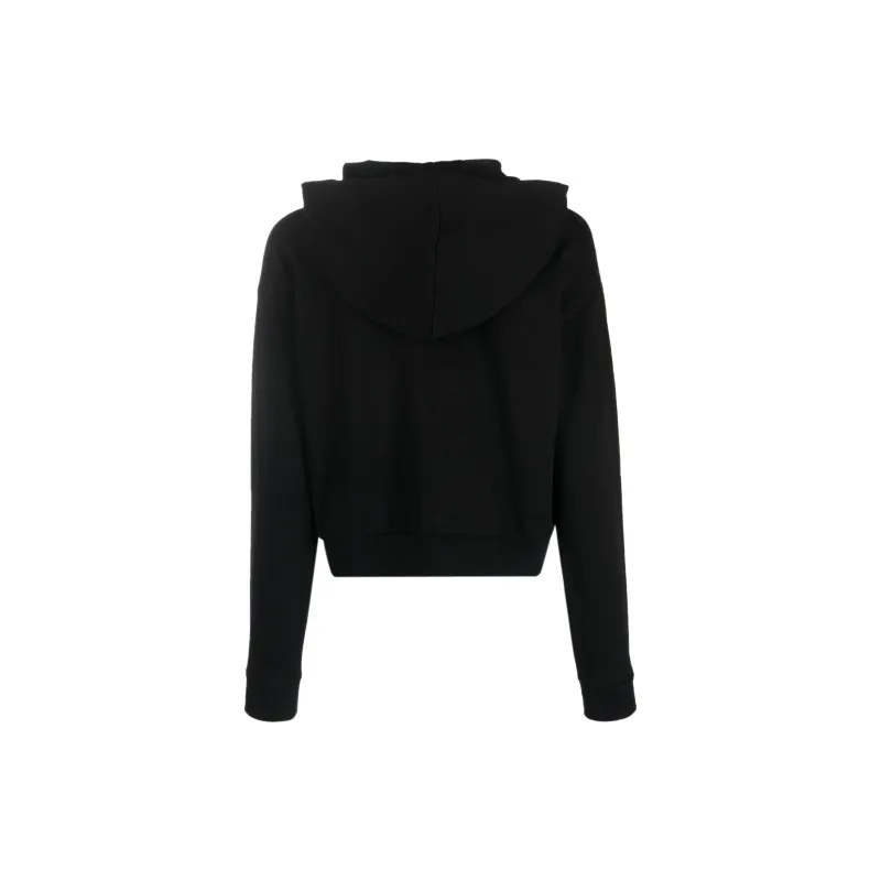 MOSCHINO Teddy Bear Patch Zipped Hoodie-1
