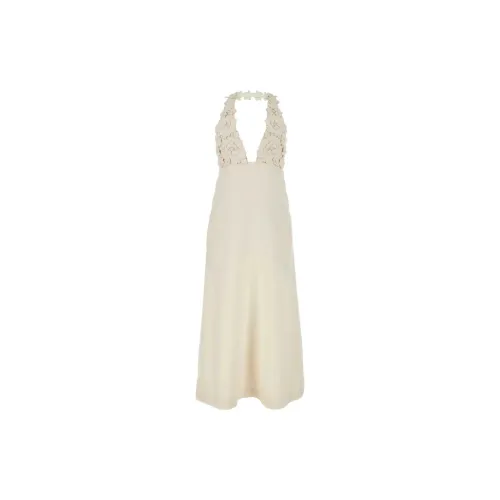 Valentino Sleeveless Dresses Women's White