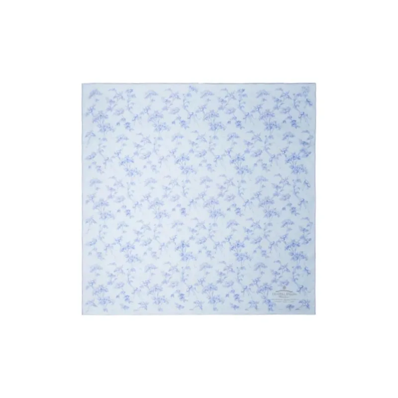 PRADA Fabric Knit Scarves Unisex Blue-1