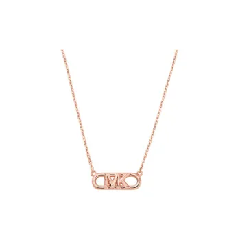 MICHAEL KORS Sterling Silver Necklaces Unisex Rose Gold