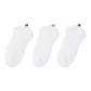 White (Cursive Logo) Ankle Socks