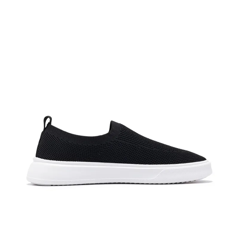 JOSINY Canvas Shoes Men Low Top Black-3
