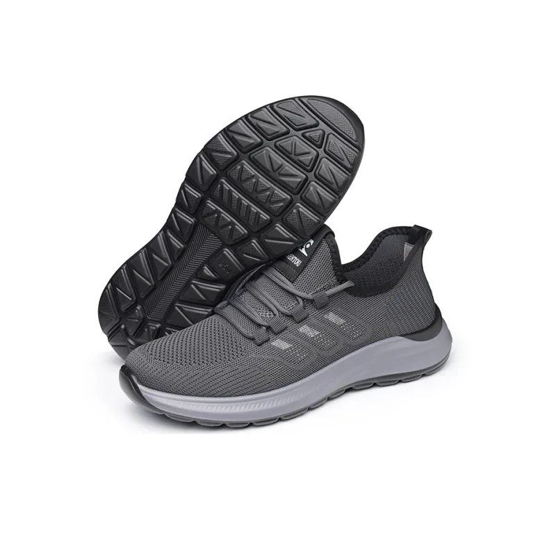LAORENTOU Casual Shoes Men Low Top Gray-9
