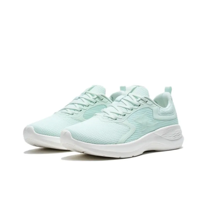 XTEP Cushioning Rebound Low Top Sprint Running Shoes Women's Green-1