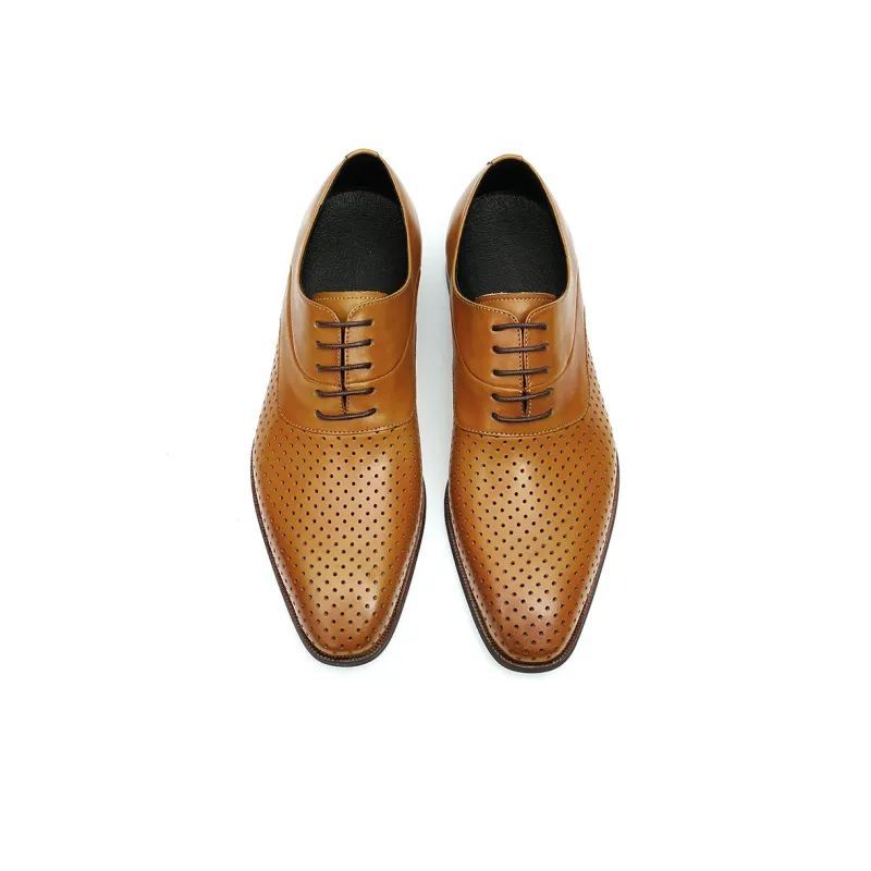 ASTON M.JAZZ Dress Shoes Men Low Top Black/Brown-3