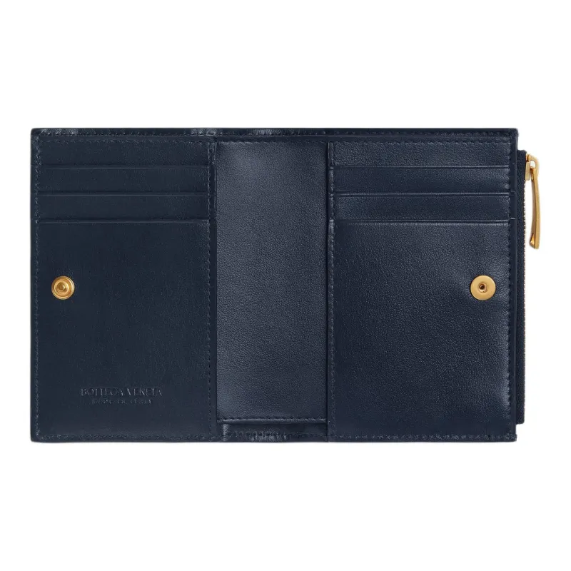 Bottega Veneta Intrecciato Small Bi Fold Wallet-3