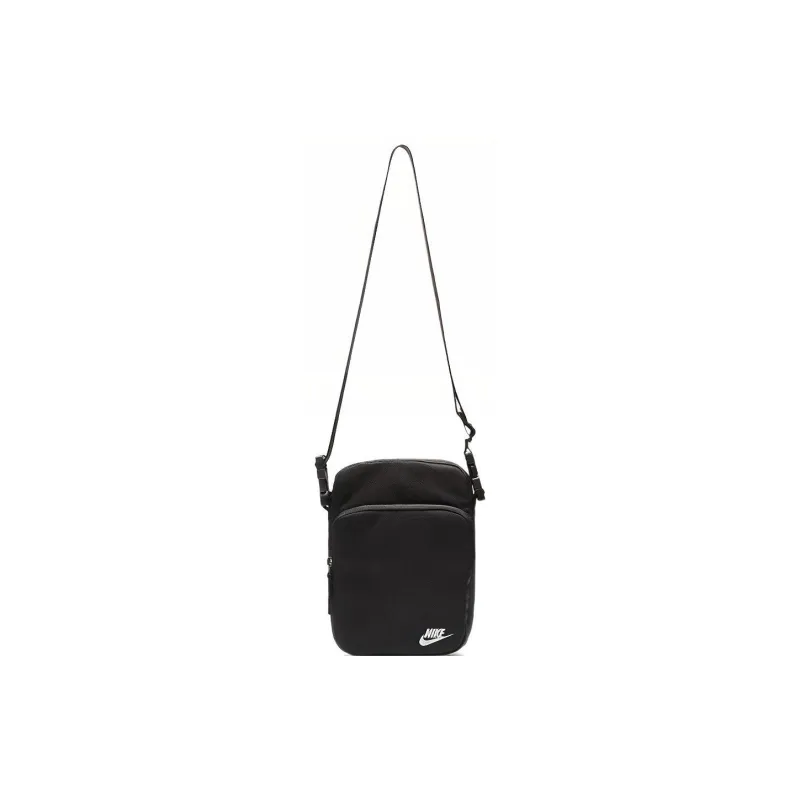 Nike Heritage Polyester Shoulder Bag, Crossbody Bag Regular Unisex Black-0