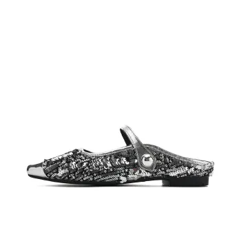 EBLAN Quiet Wrap toe Slippers Women's Silver