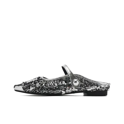 EBLAN Quiet Wrap toe Slippers Women's Silver