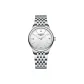 White Case White Dial Steel Band