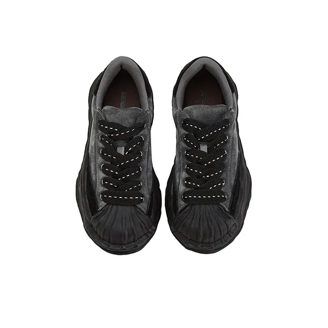 FANZAO Anti Slip Wear Resistant Low Top Casual Shoes Unisex Black-1