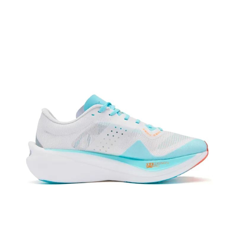 QIAODAN Flying Shadow PB4.0 Cushioning Anti-Slip And Wear-Resistant Low-Top Marathon Running Shoes Women's Jordan White-1