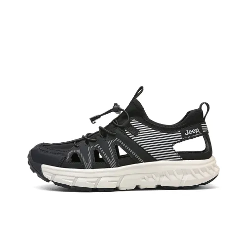 Jeep River Trekking Shoes Unisex Black