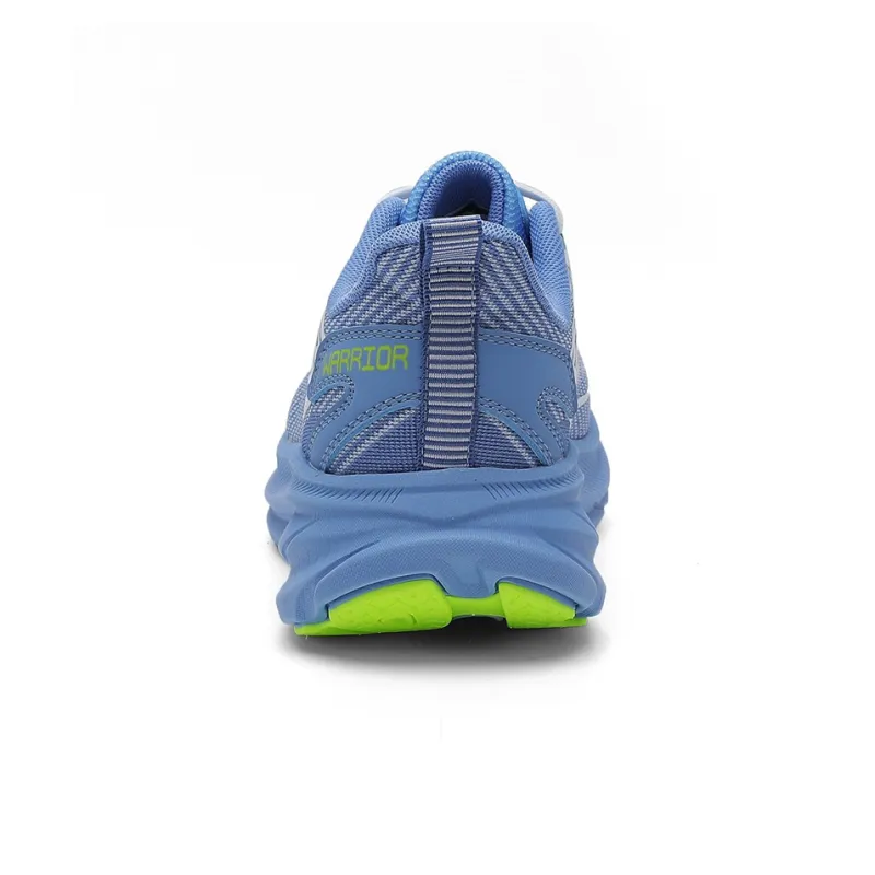 Warrior Breathable Lightweight Rebound Low Top Soft EVA Midsole Casual Running Shoes Men's Royal Blue-4