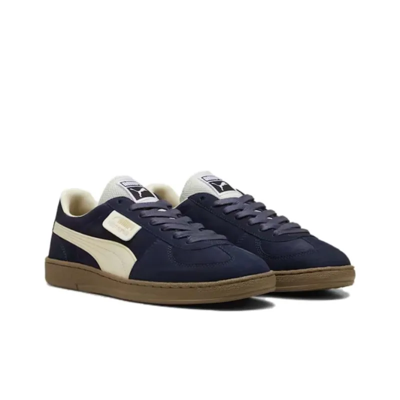 PUMA Superteam Non-slip Lightweight Low-Top Skateboard Shoes Unisex Blue White-3