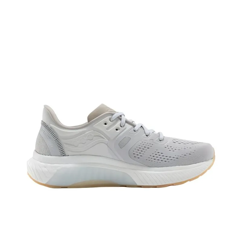 Saucony Hurricane 23 Cushioning Anti Slip And Wear Resistant Breathable Support Low Top Running Shoes Men's Khaki Gray-1