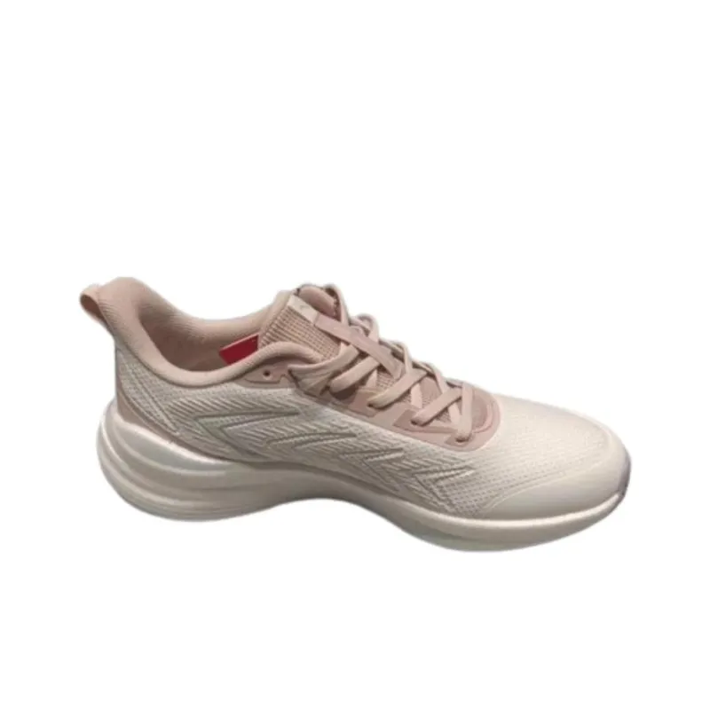 Anta Cushioning Breathable Rebound Low-Top Sprint Running Shoes Women's White Lotus Gray-1