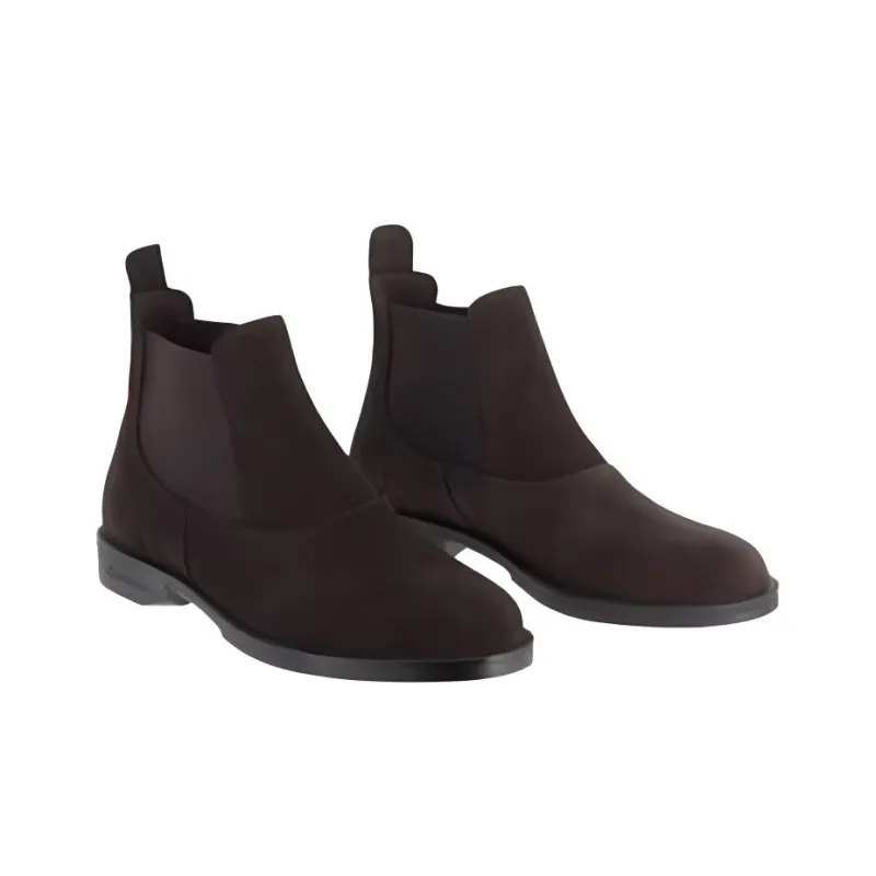 DECATHLON Crew Chelsea Boots 1.5cm Unisex Coffee-3