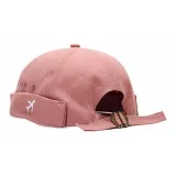 Leather Pink Plane Embroidery Landlord Hat