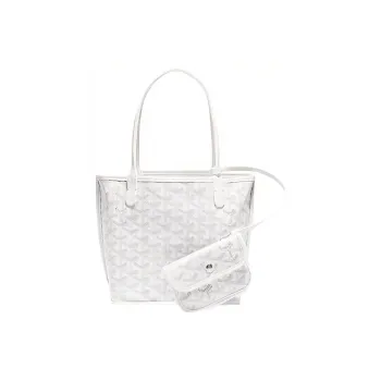 GOYARD Anjou Calfskin Totes Handbags Mini Women's White