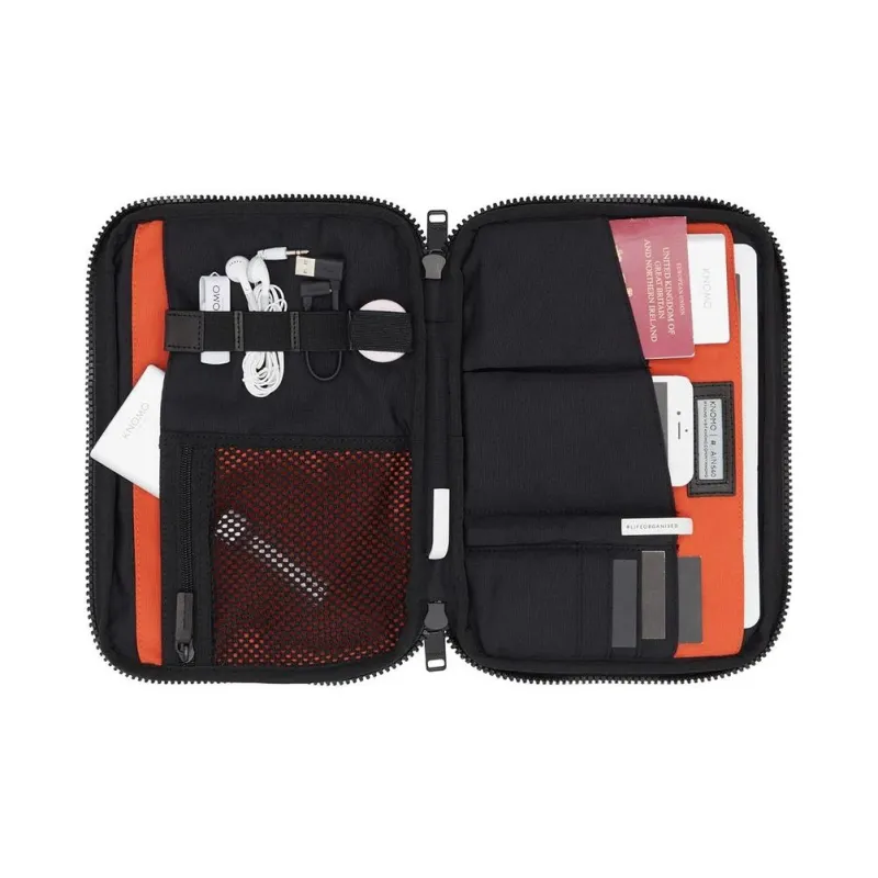 KNOMO Nylon Storage Bag Unisex Black-4