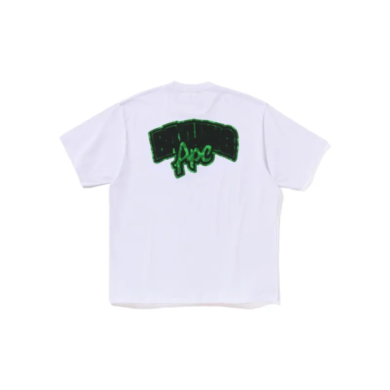 A BATHING APE Spray Frankenstein Relaxed Fit Tee-3