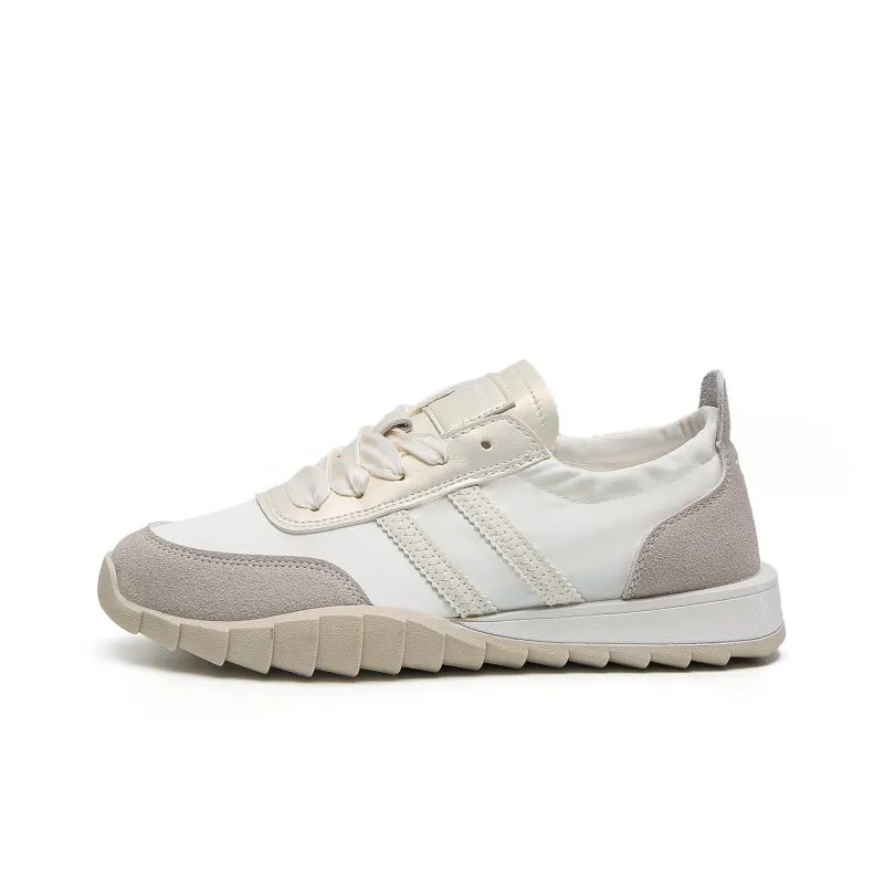 TUOPIN Casual Shoes Women's Low Top Silver/Beige/Pink/Green-20