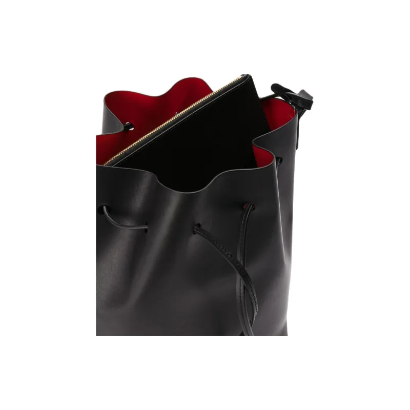 MANSUR GAVRIEL Cow Leather Bucket Bags Crossbody Bag, Shoulder Bag Women's Black-2