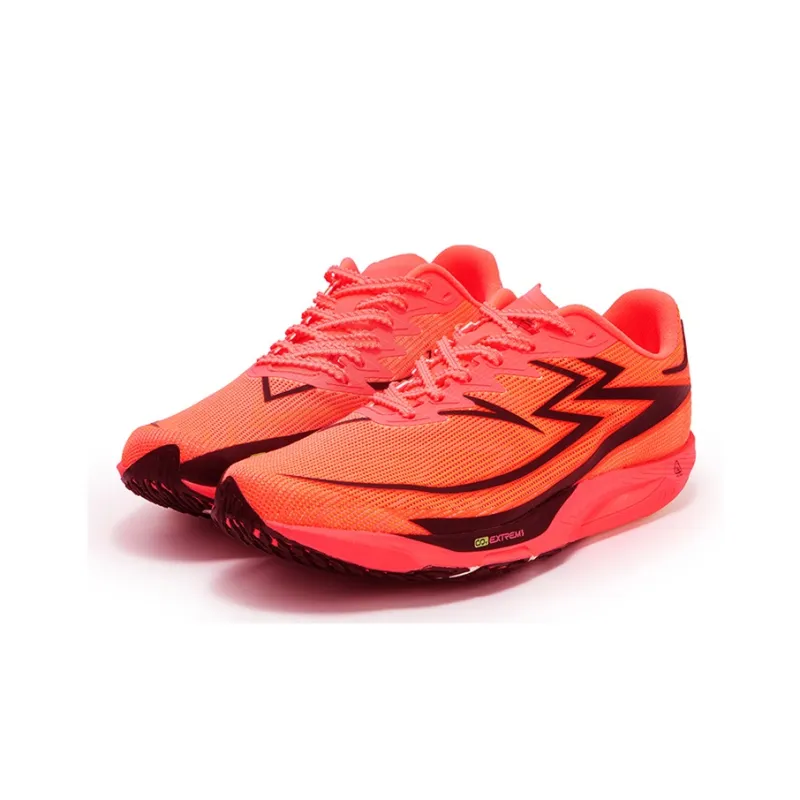 361° Speed Future Running Shoes Unisex Low Top Fluorescent Begonia Pink/Obsidian Black-2