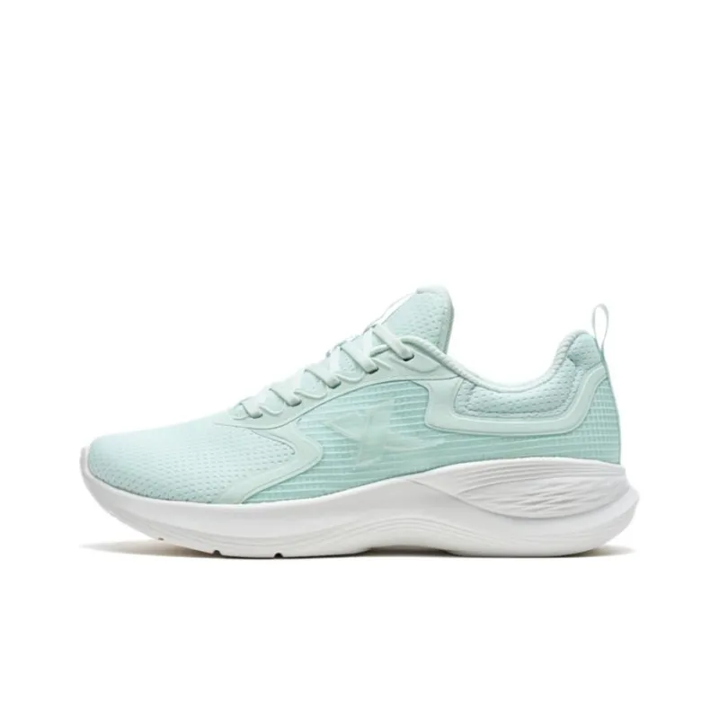 XTEP Cushioning Rebound Low Top Sprint Running Shoes Women's Green-0