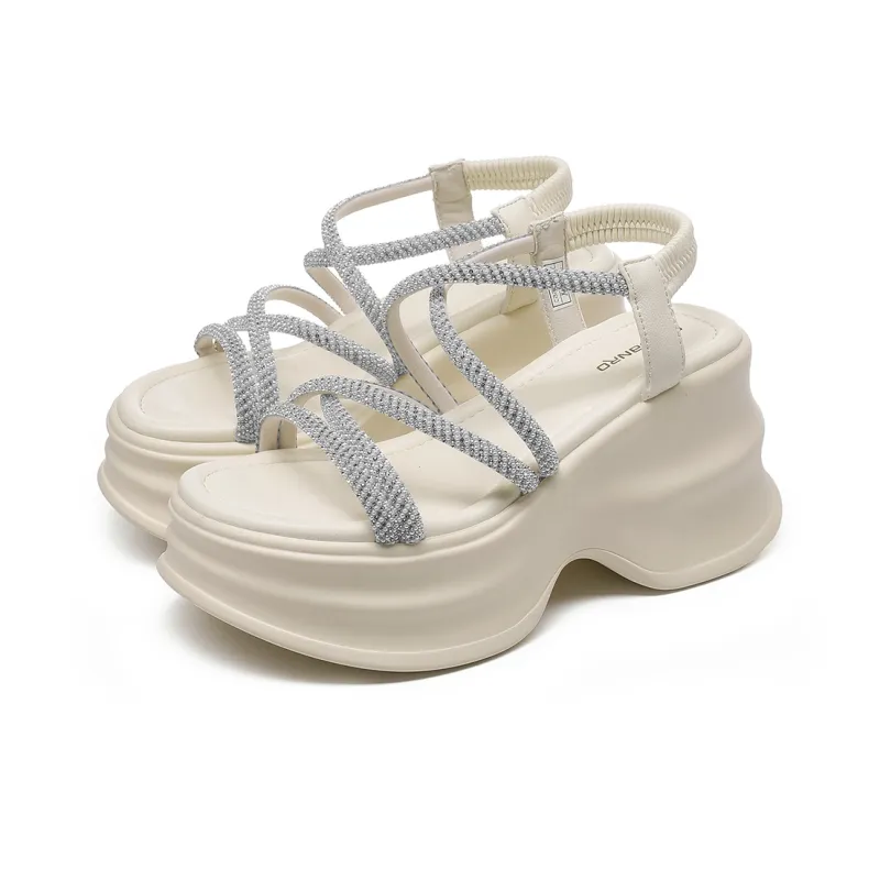 CARDANRO Beach Sandals Women's 2024 Summer New Arrival-2