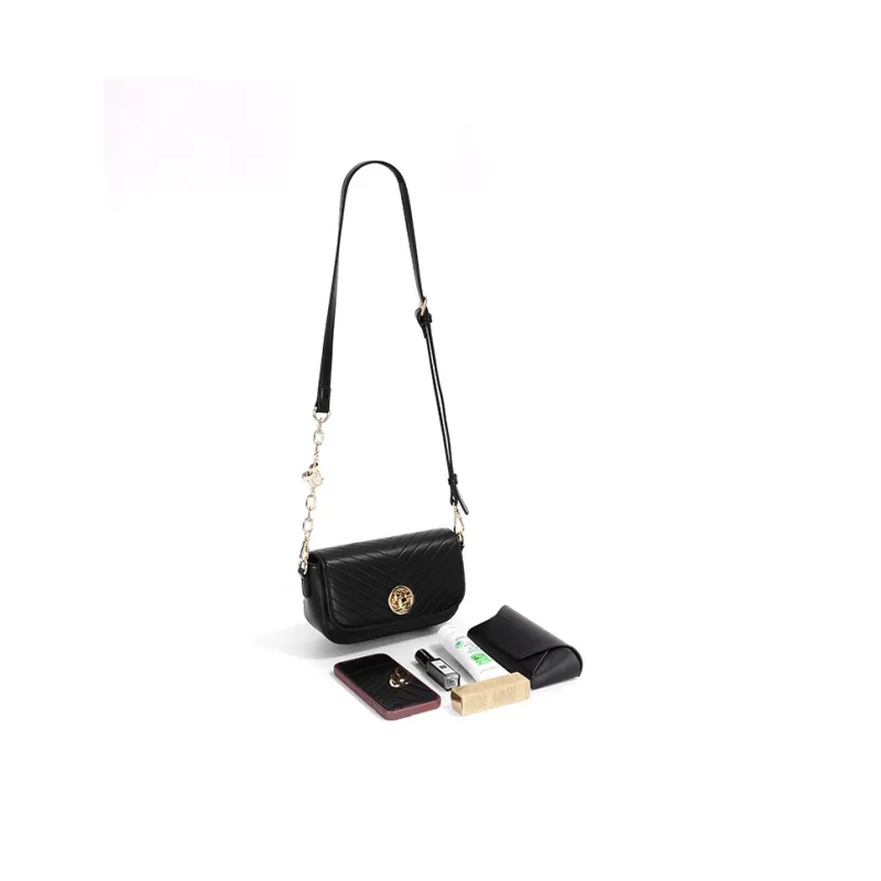 Disney PU Small Square Bag, Crossbody Bag, Shoulder Bag Medium Size Women's White/Black-12
