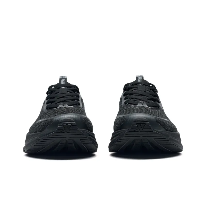XTEP Hydrogen Wind 7.0 Cushioning Rebound Lightweight Breathable Low Top Casual Running Shoes Women's Black Knight Wind-5