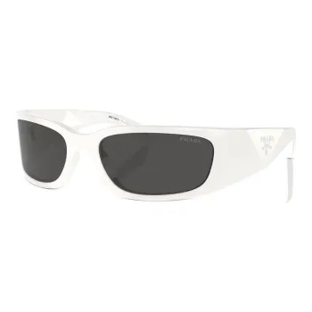 PRADA Logo engraved Biker style Sunglasses