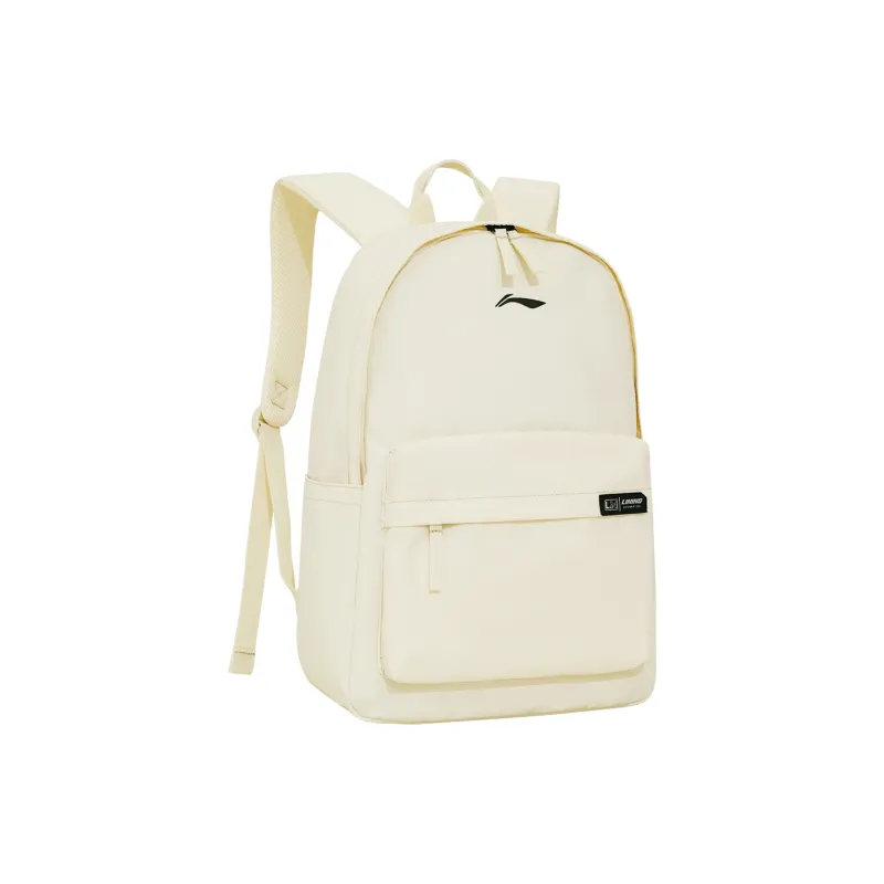 LiNing Polyester Backpack Regular Unisex Ecru-1