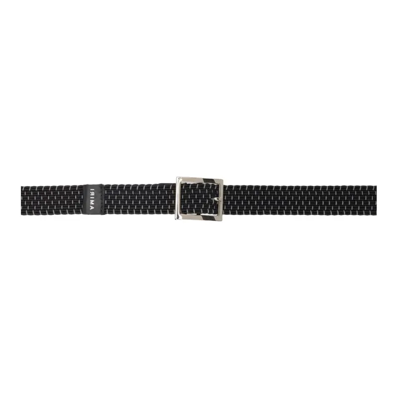 AMIRI Woven Design Belt Men's Black Width: 3CM-1
