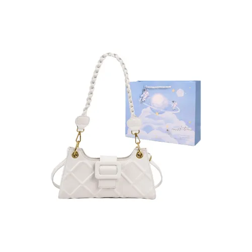 Duoluplo Doron Paul Pu Shoulder Bag Baguette Bag Shoulder Bag Regular Women's White/Khaki/Green/Black/Brown
