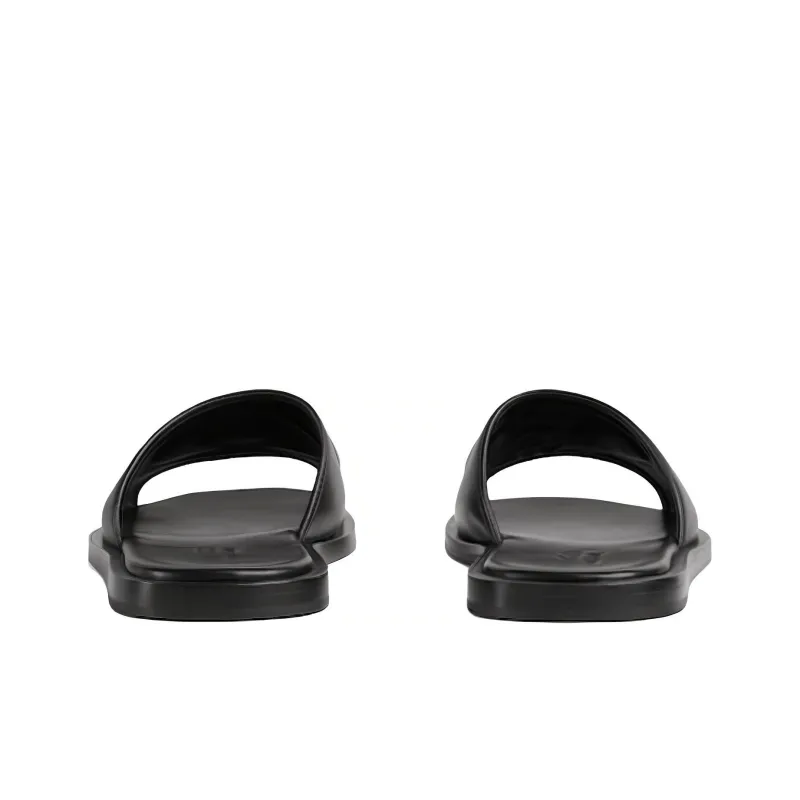 GUCCI Slide Sandal 'Interlocking G Black'-4