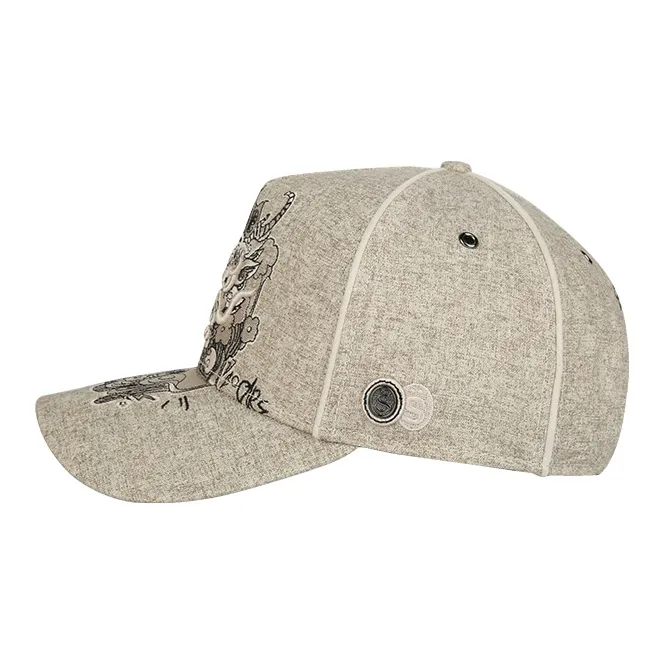 SWOFCARE Cotton Linen Baseball Caps Unisex-2