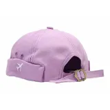 Light Purple Plane Embroidery Landlord Cap