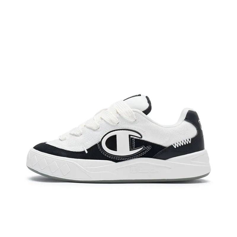 Champion Campus Atomic 1 Atomic Shoes Anti Slip Wear Resistant Low Top Skateboard Shoes Unisex Black-0
