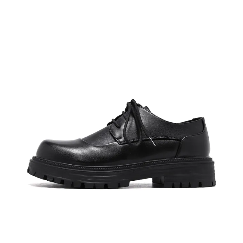 Romon Men's Casual Shoes Men Low Top Black-0
